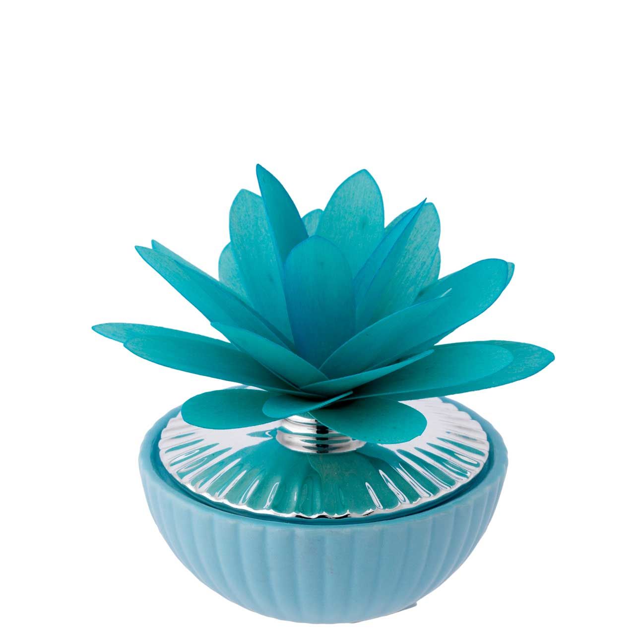 1/2 SFERA D. 9 BICOLORE CON DIFFUSORE DALIA AZZURRO